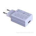 EU plug 5volt 2.5a usb wall charger CE